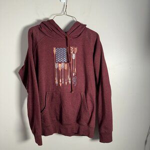 EUC Womens Browning Purple Hoodie Sweatshirt  L Large